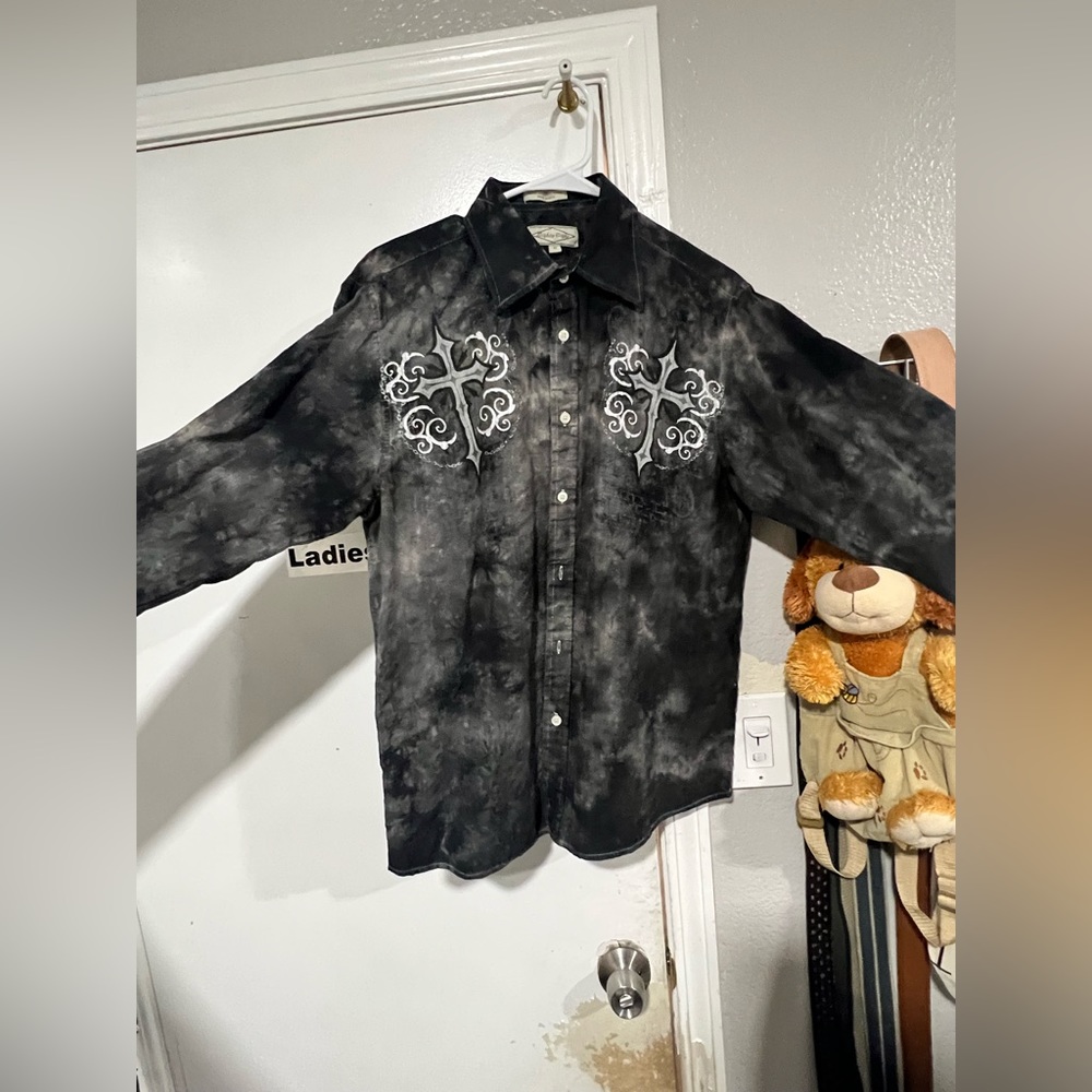 y2k button up